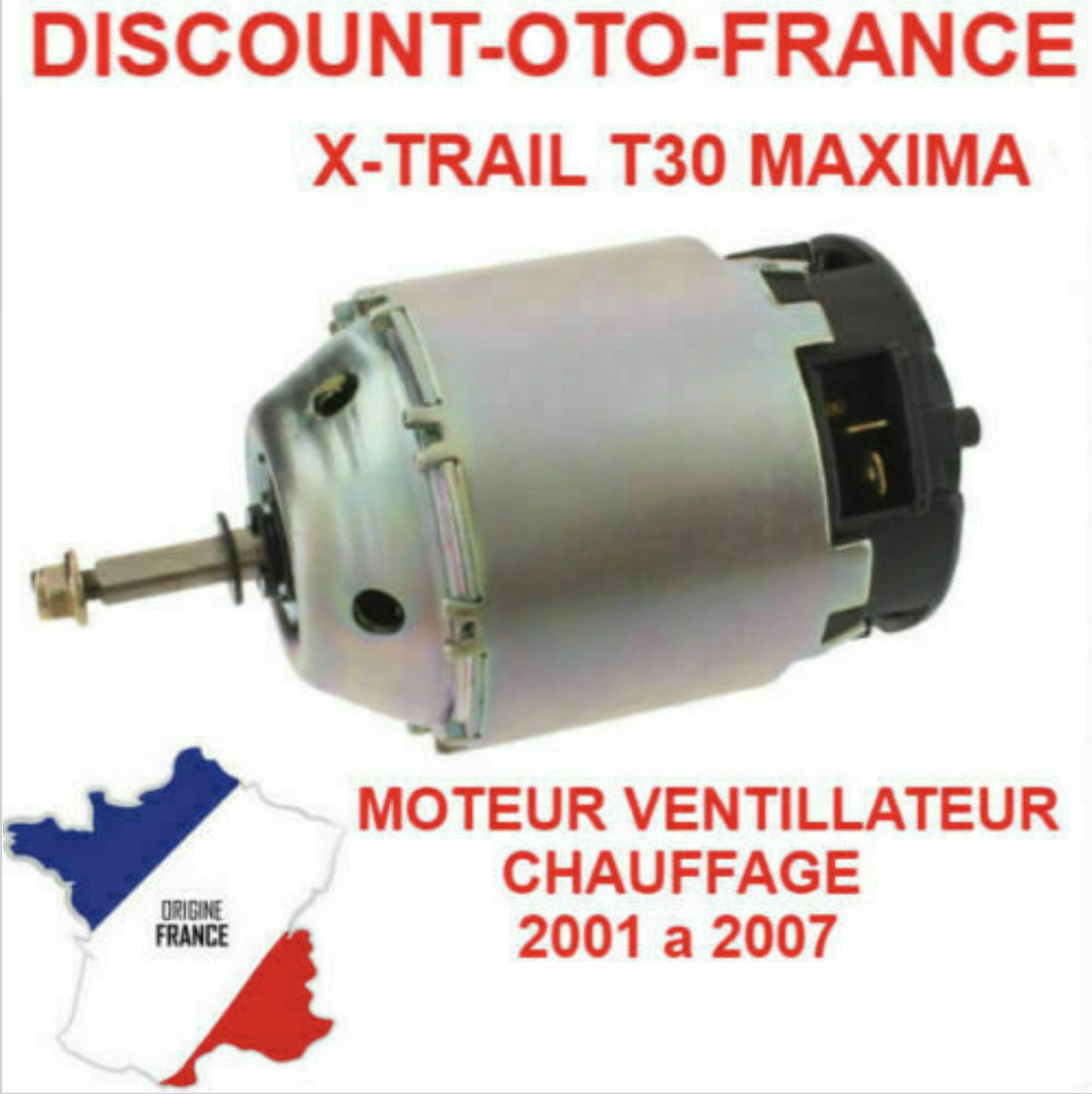 Pulseur de chauffage X-Trail T30 2001-2007 pour réparer une ventilation bloquée ou bruyante