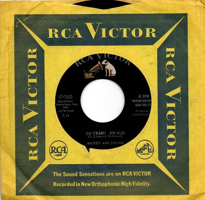 Mickey & Sylvia:Oh Yeah! Uh huh/To the valley:US RCA Victor:1958