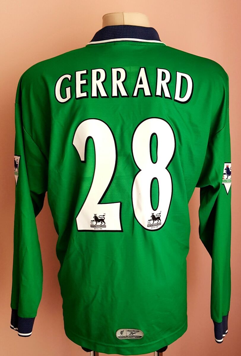 Liverpool 1999-2000 Away football Reebok long sleeve jersey Liverpool 1999-2000 Away football Reebok long sleeve jersey