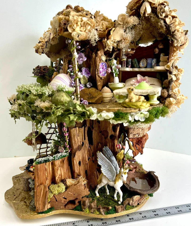 Casa de hadas única en su clase con hadas hermanas, envío de $75, libro de cuentos original - PERSONALIZADO Foto 2 de 4