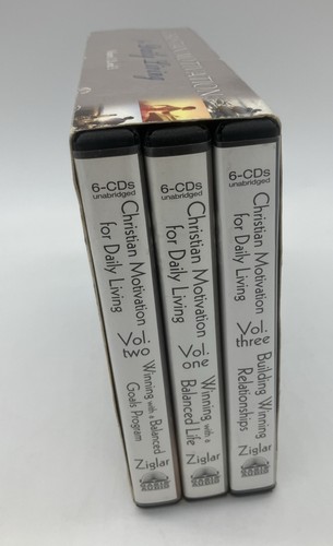 Christian motivation for daily living zig ziglar volumes 1, 2 and 3 rare 18 CD - Picture 2 of 5