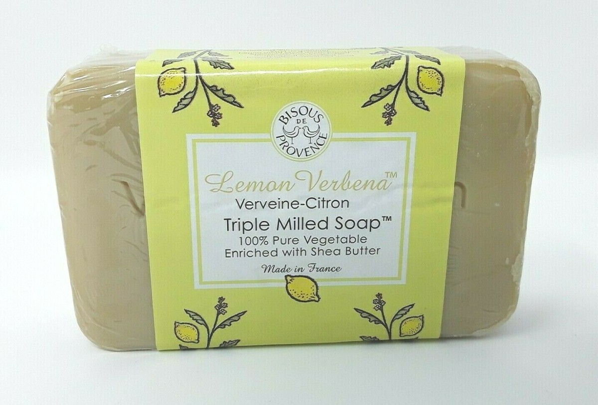 Trader Joes Lemon Verbena Triple Milled Soap 100% Pure Vegetable w
