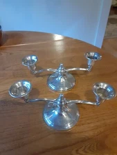 Set of 2 Vtg Sterling Silver M Fred Hirsch Candelabra Lot