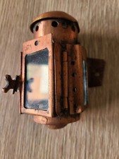 Ancienne Lampe Acetylene Velo En Cuivre