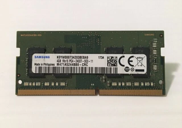 Samsung DDR4 SDRAM 4 GB Capacity per Module Memory (RAM) for sale