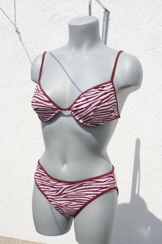 Saison-2023/24 400273 Gourami Marken Bügel Bikini und Slip BORDEAUX in 40 CUP B - Bild 3 von 12