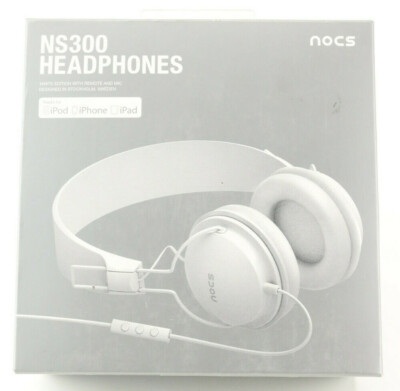 Nocs NS 300 Headphones Apple iPhone iPad iPod Kopfhörer On-Ear Headset weiß 353