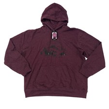 Eddie Bauer Mens Size XL Classic Fit Supersoft Fleece Hoodie Winetasting