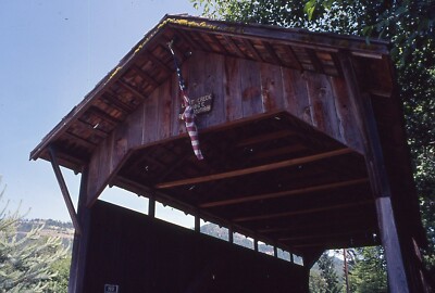 35 MM Color Slides Pro Photo Architecture  Covered Bridge 1994 #15