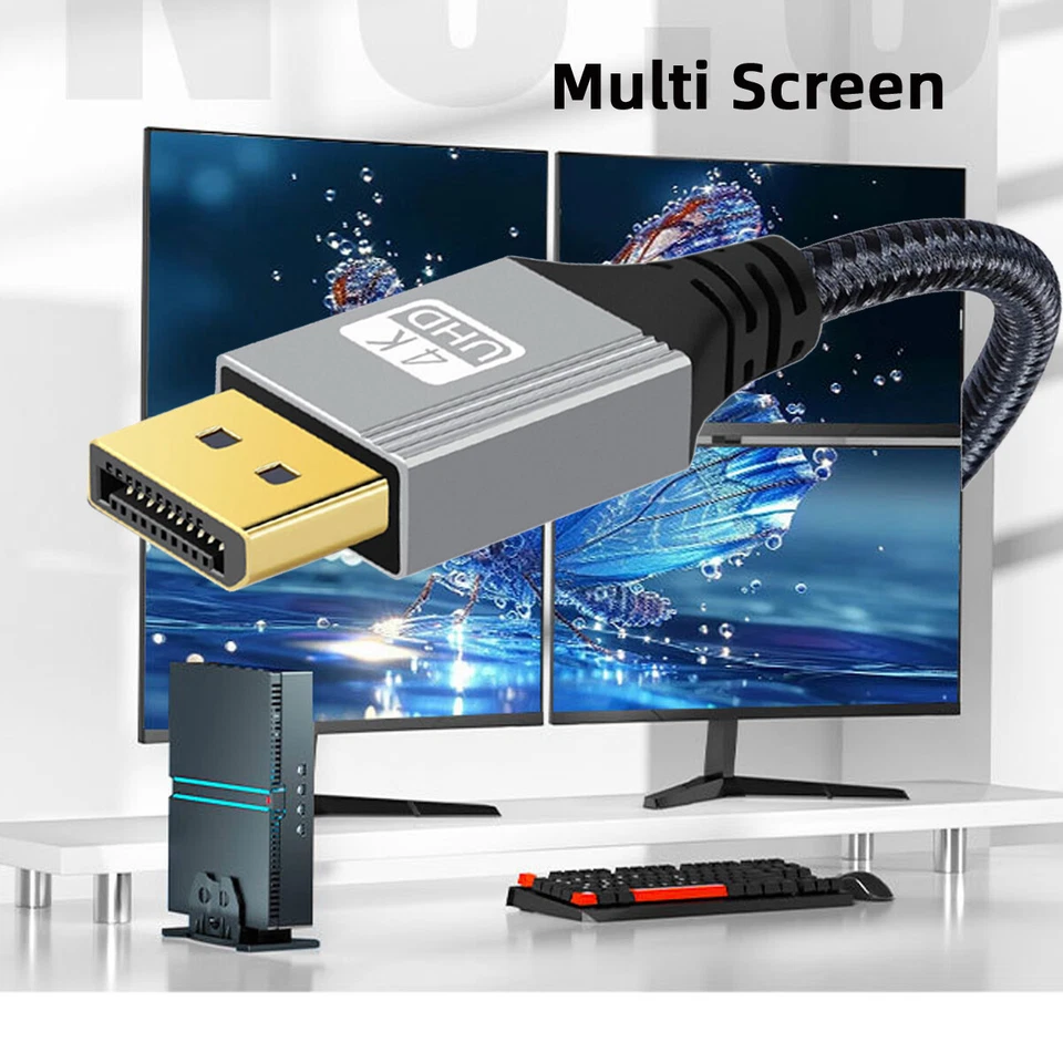 CHENYANG DisplayPort 4K 60hz DP to DP Cable Cable UHD for Graphics Card Desktop - Image 4 of 4