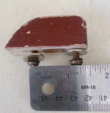 LEEDY Dreadnought Rack Floor Tom Lug Wood Wooden WWII War Years Complete 40s Vtg