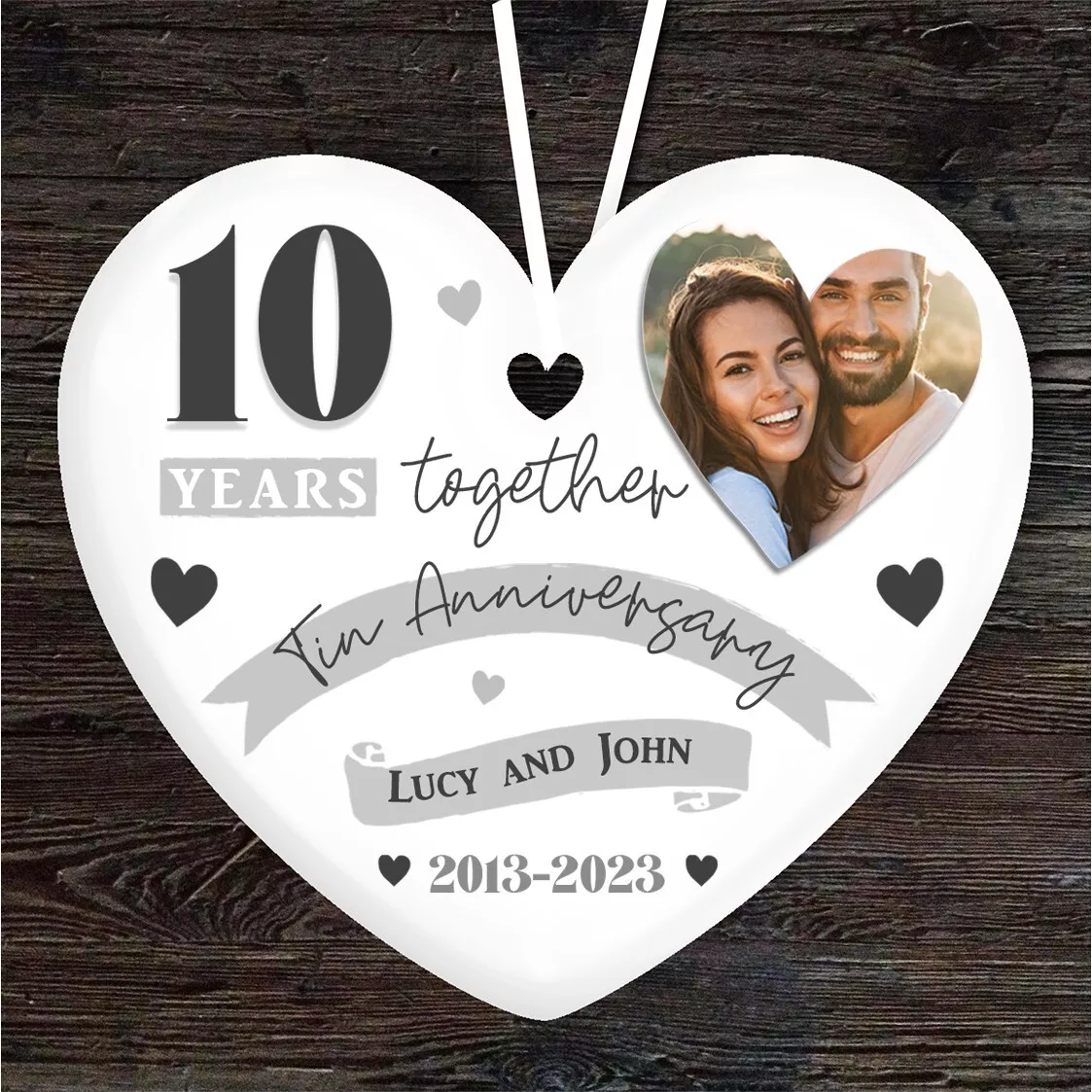 10th wedding anniversary ornament online