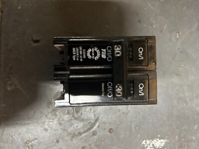 THOMAS BETTS 2 POLE 30 AMP ELECTRICAL BREAKER # TB230C