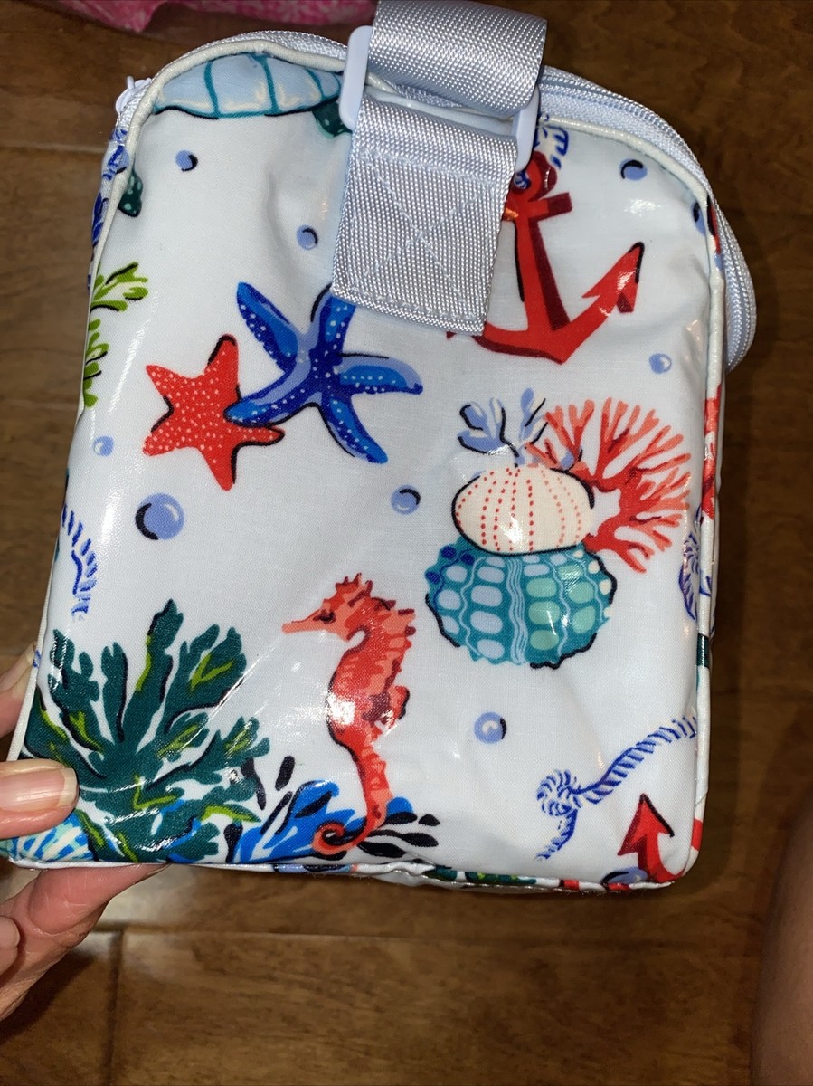NEW NWT Vera Bradley Crossbody Lunch Bag Stay Cooler Blue  display picture 3