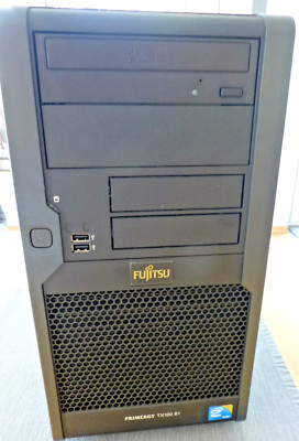 Fujitsu Primergy TX100 S1 Server Xeon X3220 2,4 GHz 8GB ECC Ram 2x 500GB Hitachi