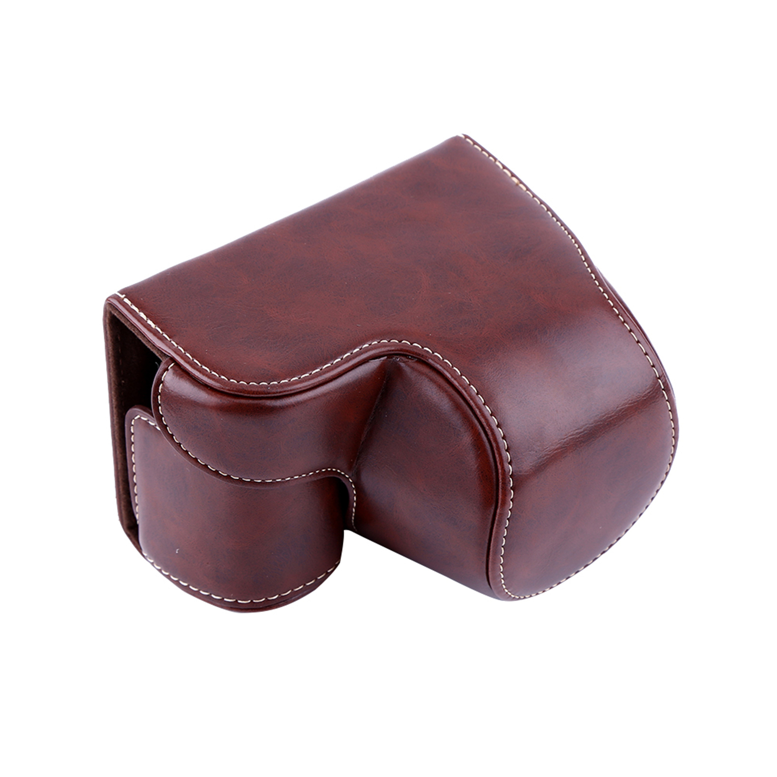 Vintage PU Leather Camera Bag for Sony A6000 A6300 A6400 16‑50mm Lens