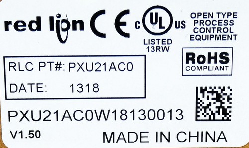 Red Lion Controls PXU21AC0 V1.50 Temperature/Process Controller -sealed- - Picture 3 of 4