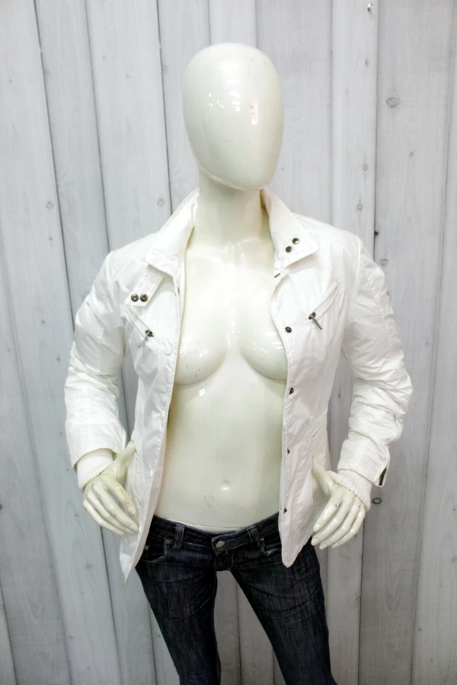 Jacke Calvin Klein Frau GRÖSSE XS Weiß Jacke Ab Hälfte Saison - Bild 3 von 4