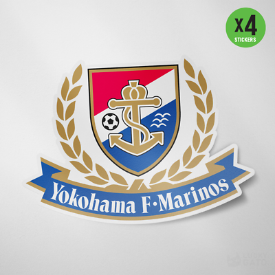 Yokohama F Marinos Japan 4 Pack Sticker Vinyl Decal Football
