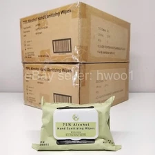 75% Alcohol Hand Sanitizing Wet Wipes (47 packs x 80 wipes/pk) = 3760 Wipes Bulk