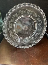 Vintage Antique Early Eapg Glass Ornate Bowl Dish 