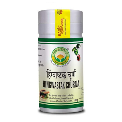 BASIC AYURVEDA Hingwastak Churna 100 Gram