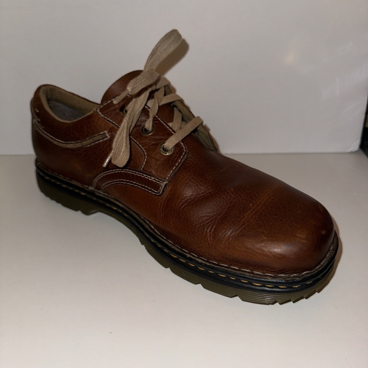 Dr. Martens Size 13 Brown Leather Casual 3 Eye Oxfords  display picture 2