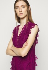 Pinko $395 Eriberto Lace Dress, Cocktail Dress, Fushia, Size 2,8, Final Sale!