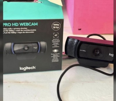 Logitech Webcam 1080p 30fps Pro Streaming Full HD Black