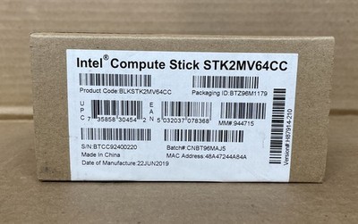 Intel Compute Stick STK2MV64CC / Core m5-6Y57 Processor | BRAND NEW | SEALED