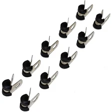 A-Team Performance 3/16-Inch Stainless Steel Brake Line Clips  Clamps - 3/16-...