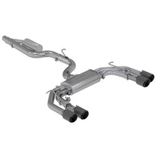 MBRP S46043CF Carbon Stainless Cat Back Exhaust System Kit for 2015-2020 Audi S3