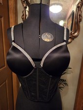 Victoria's Secret Bombshell Bustier w/Crystal Trim and Straps 38C NWOT