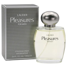 PLEASURES by Estee Lauder 3.3 / 3.4 oz EDC Cologne for Men NEW IN BOX