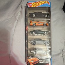 Hot Wheels Fast  Furious Toyota Supra 1:64 Diecast Car 5-Pack Multicolor Set