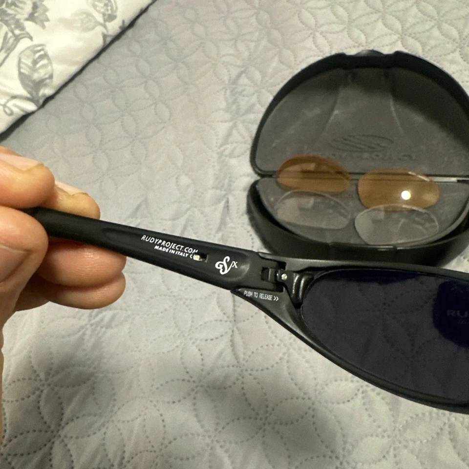 Rudy Project GRAAL Sx Sunglasses And Case W/Pouch & Lens - Image 3 of 4