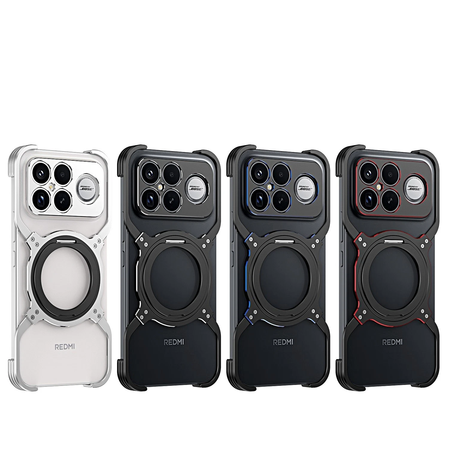 磁性金属无框可支撑外壳 适用于小米 15 Poco F8 Ultra Redmi K80 K90 Max - 第 24/36 张图片