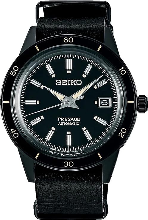 SEIKO SRPH95J1 SRPH95,Men Presage,Automatic,Stainless,Black Tone,WR,
