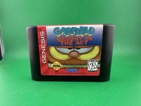 Garfield: Caught in the Act - Sega Genesis *Complete with Manual* Preowned