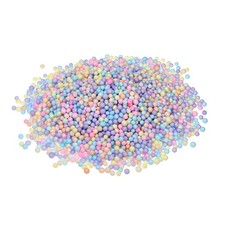 Foam Beads Foam Balls 4-6mm Assorted Color 1 Pack Approx 2500pcs