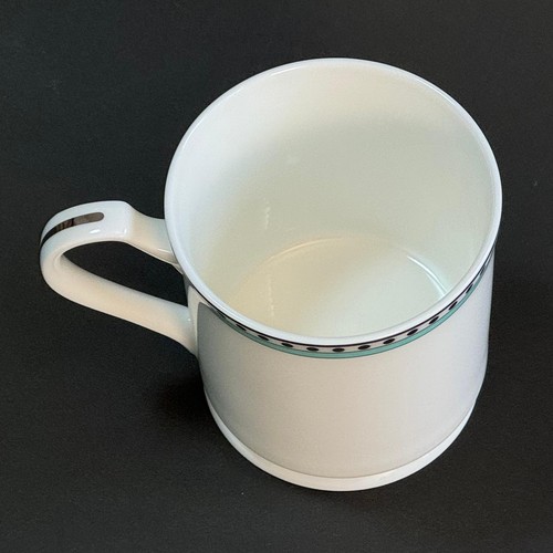 Tiffany & Co. Platinum Blue Band Mug Cup W8.3 H9cm 2pcs Set Authentic with Box - Picture 19 of 24
