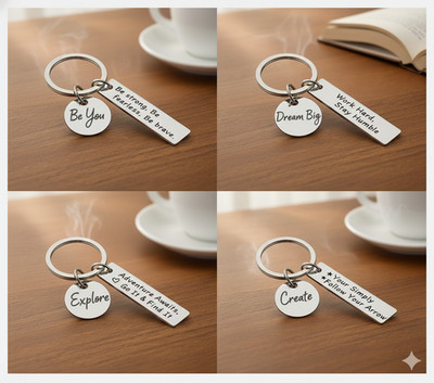 Schlüsselanhänger Gravur personalisiert individuell beidseitig Text Name Datum Geschenk Key Chain
