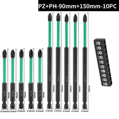 90/150mm magnetic Screwdriver Bit Electric driver for PZ2 PZ3 PH2 Batch Head