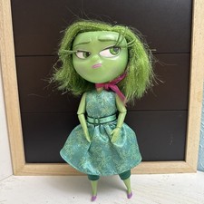 Disney Store Pixar Inside Out DISGUST Deluxe Talking 9.5 Doll Light Up Memory