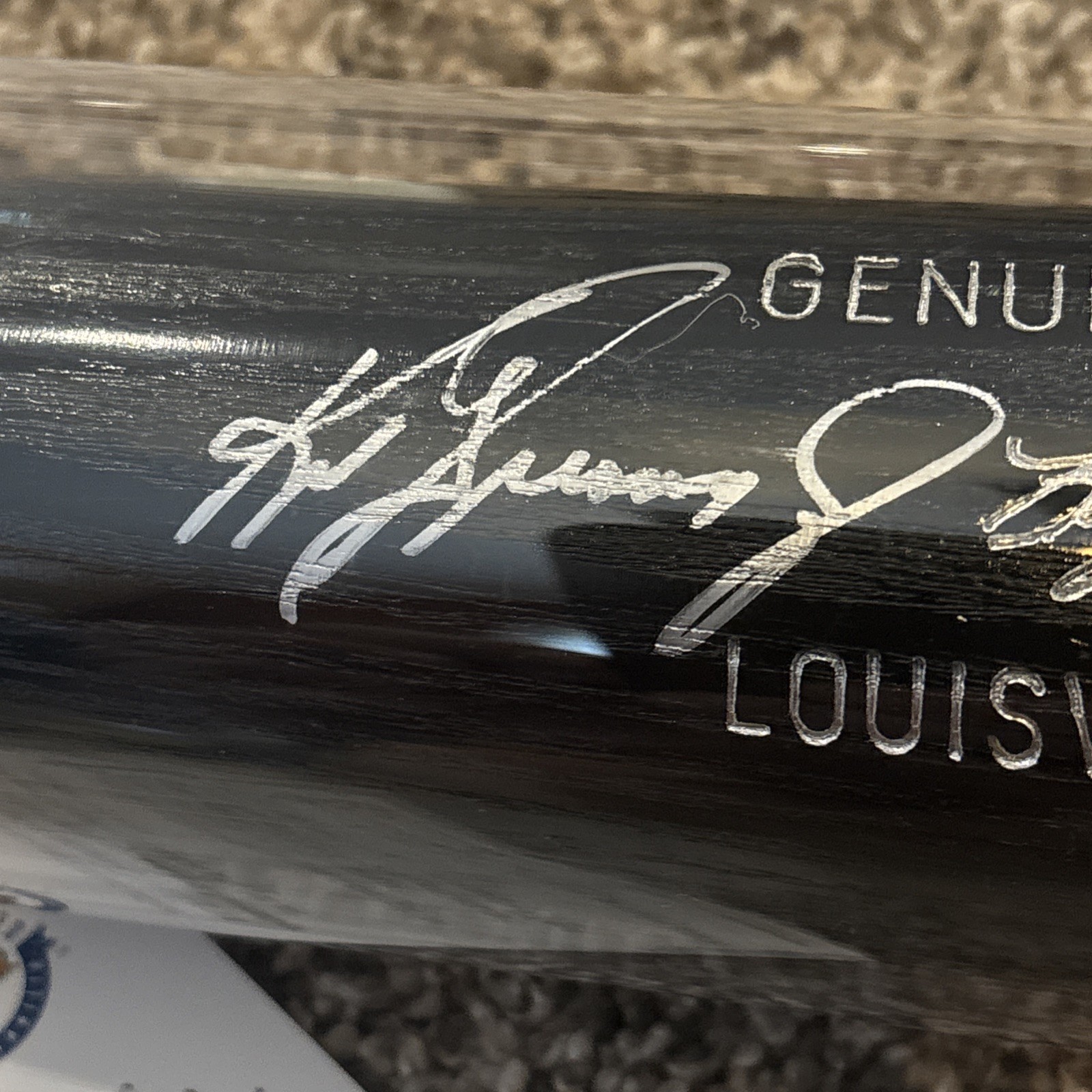 Upper Deck Ken Griffey Jr Signed Auto C271 Game Model Bat Autograph UDA COA
