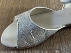GUCCI Girls Silver Glitter Sandals Size EURO 31/US 13 Made In Italy! — photo 4