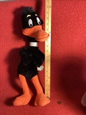 18" Warner Bros Mighty Star Daffy Duck Plush stuffed 1971 poseable  legs