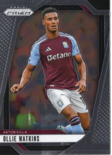 2024 Panini Prizm Premier League Ollie Watkins [Blue Shimmer] #64 card