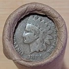 OLD BANK ROLL~UNSEARCHED~INDIAN HEAD END 1880-VG+ (Tough Date) & 1890 VF+
