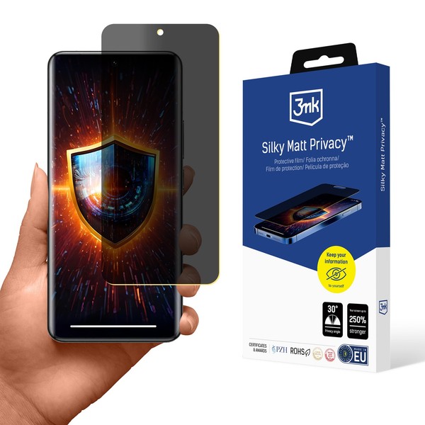 3Mk GehÄRtetes Glas FÜR Xiaomi 14 PRO 3Mk Seidigmatt Privacy Entspiegelt-image